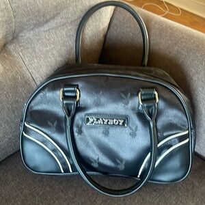 Playboy handle purse (bowling bag type) cute purse